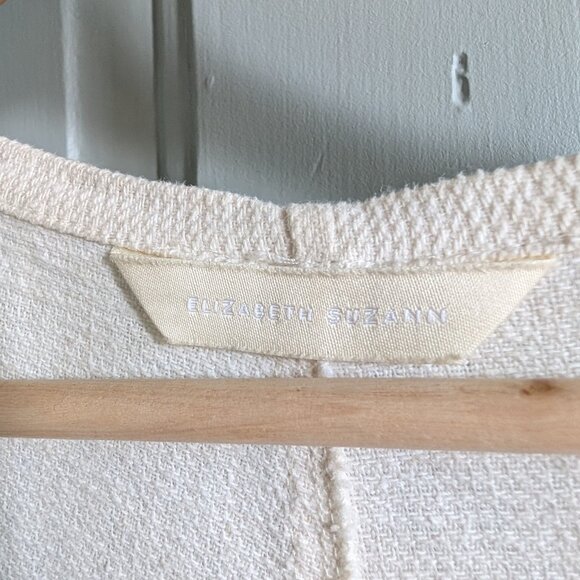 Very Rare Elizabeth Suzann Diane Trench in Ivory Hemp Twill - Picture 5 of 5
